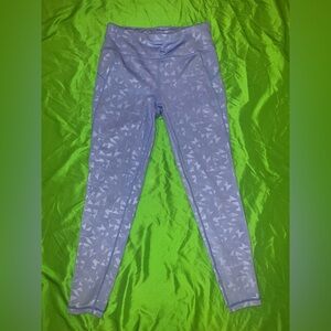 Sweaty Betty All Day Blue Patterned Leggings size XS